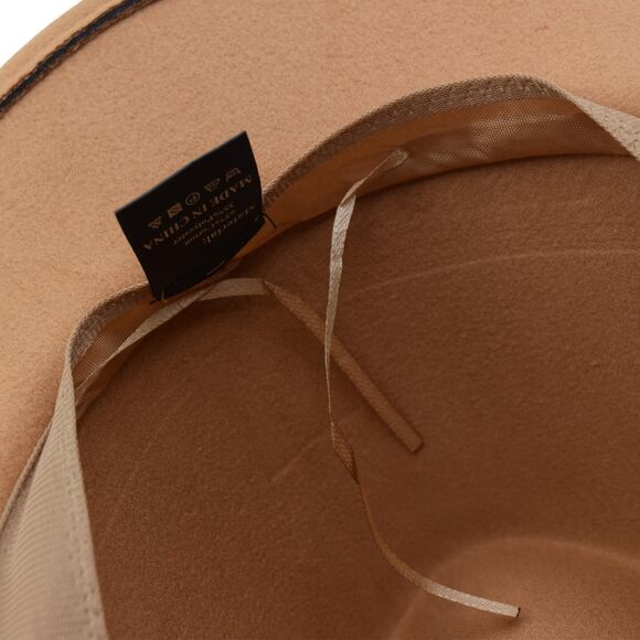 1114 Unisex Western Cowboy Hat Fur Felt Cowgirl Hats Wide Brim With Belt main image 3